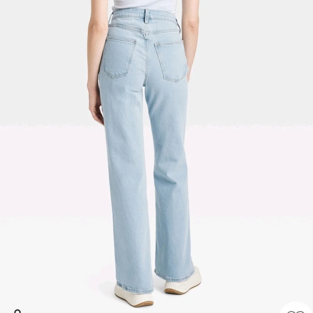 Women's High-Rise Flare Jeans - Universal Thread Light Wash 8 Long - Picture 2 of 16
